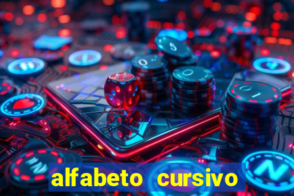 alfabeto cursivo pontilhado para imprimir pdf